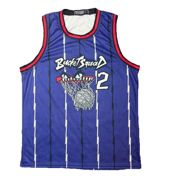 2 Hype Bucket Squad Jesser Blue Jersey Limited Edition Size Large - Picture 1 of 7